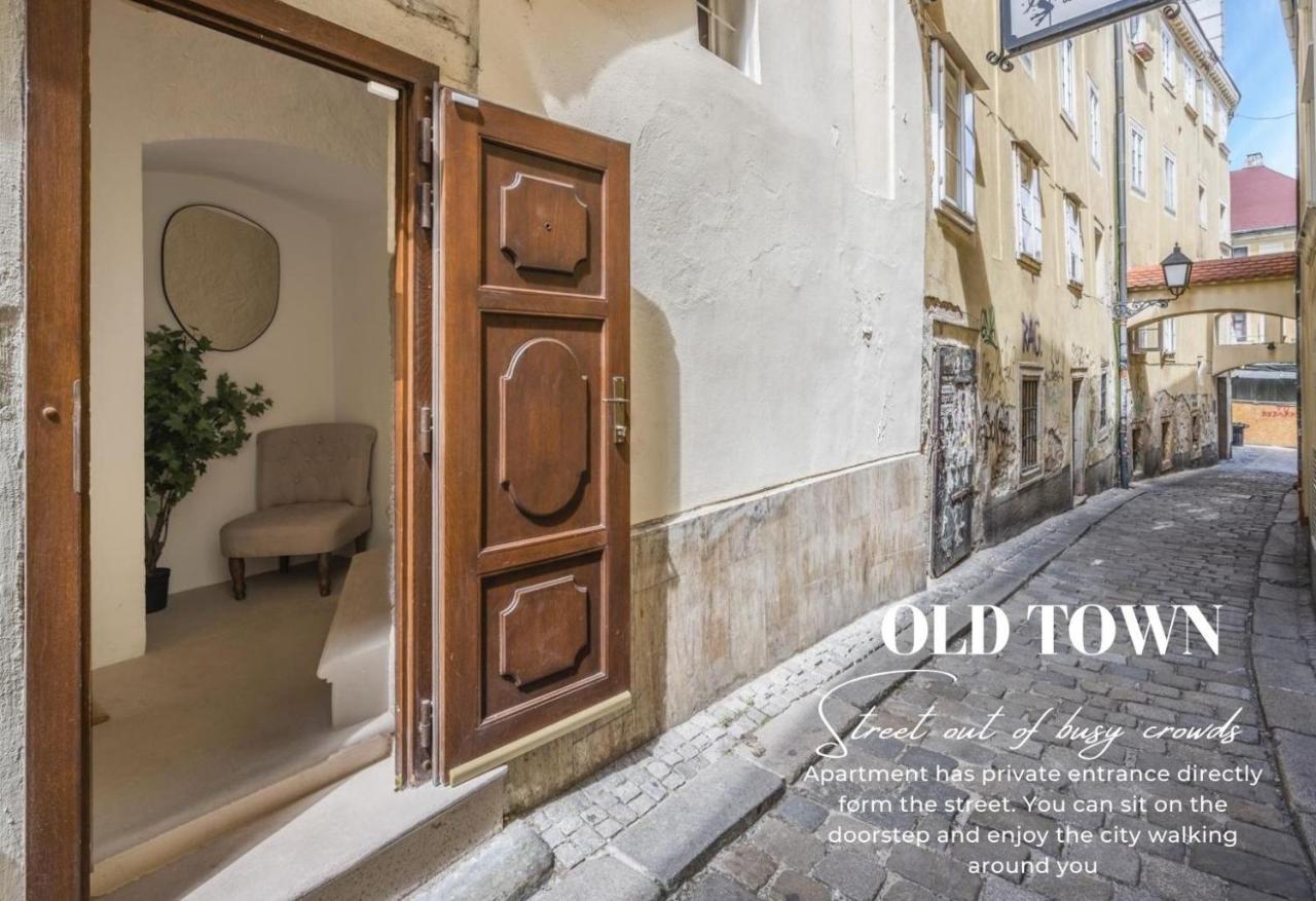 New Design & High Standard Apt From 16Th Century In Old Town-Free Parking 布拉迪斯拉发 外观 照片